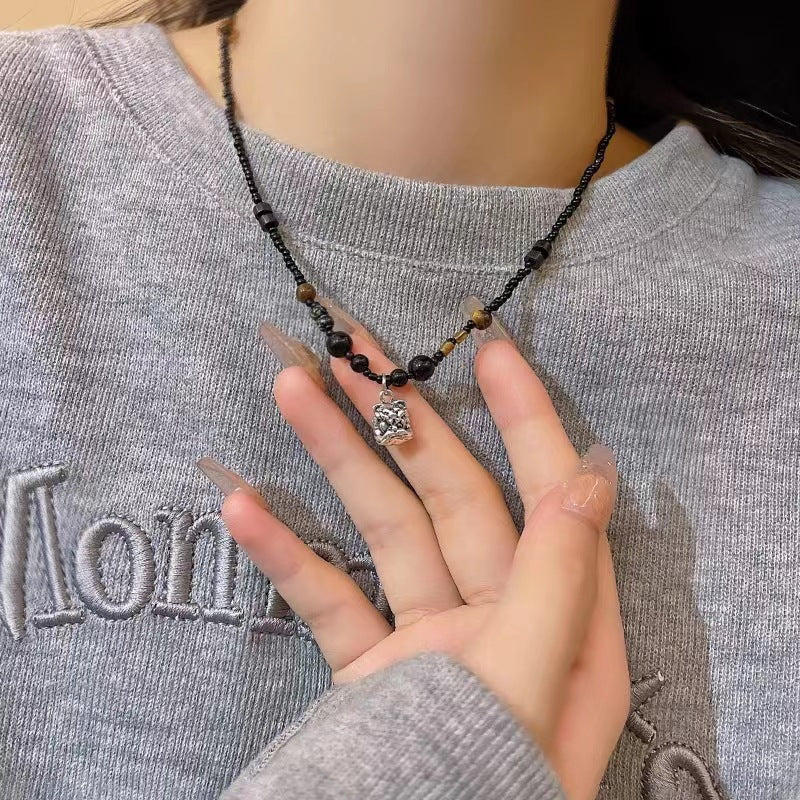 Candy Colored Dopamine Necklace for Women Retro