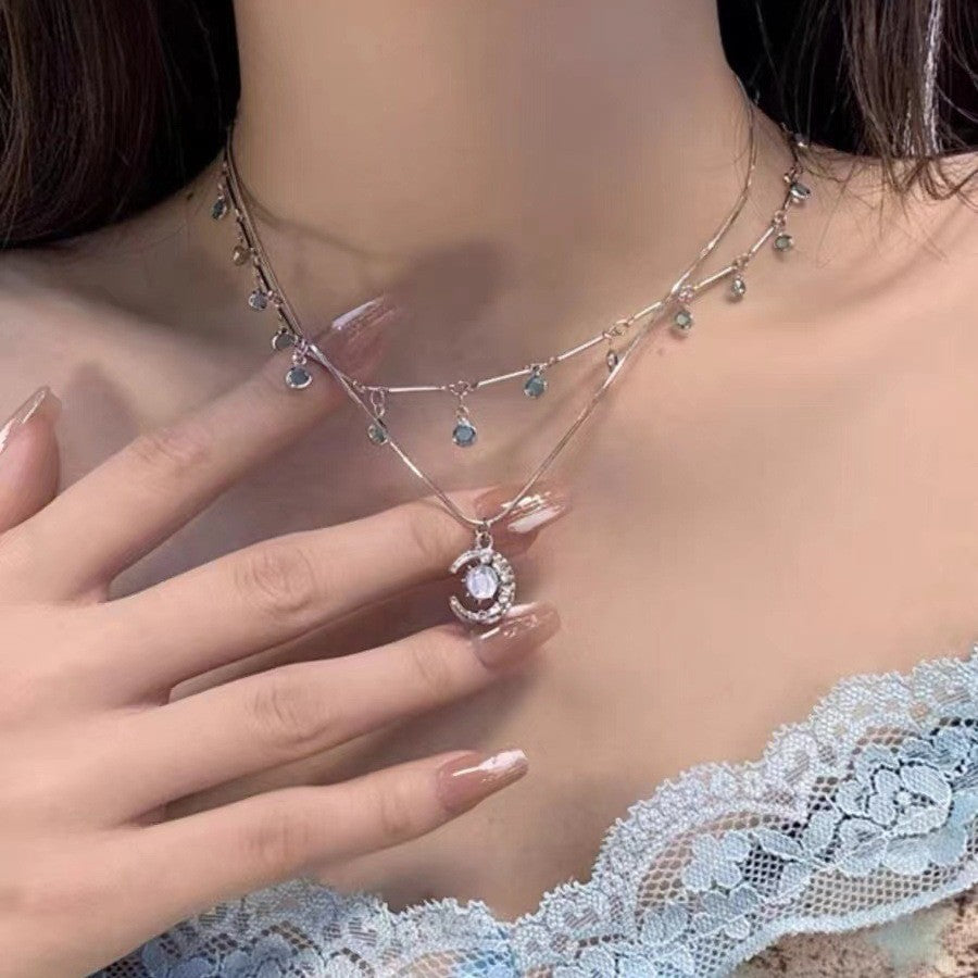 Candy Colored Dopamine Necklace for Women Retro